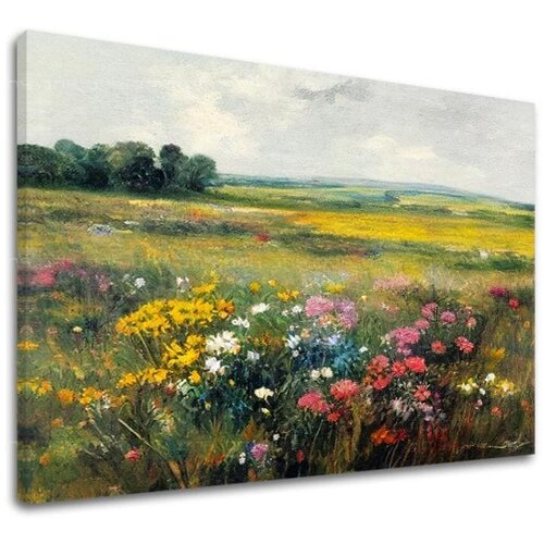 Pejzaž na platnu beskrajni miris (pastel vorld collection) Slike