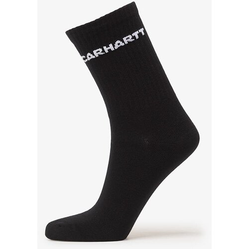 Carhartt WIP Nogavice W&amp;#039; Link Socks Black/ White 35-40 Slike