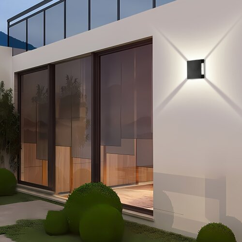  Brilagi - LED spolja&amp;scaron;nje zidno svetlo QUADRAY LED/4W/230V crno IP65 Slike