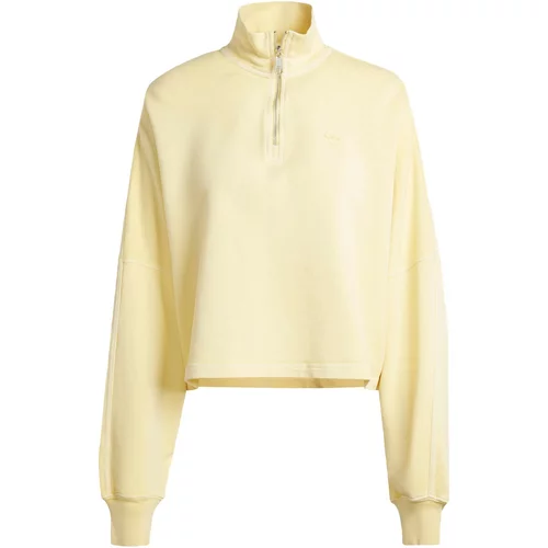 Adidas Sweater majica 'Essentials+' žuta