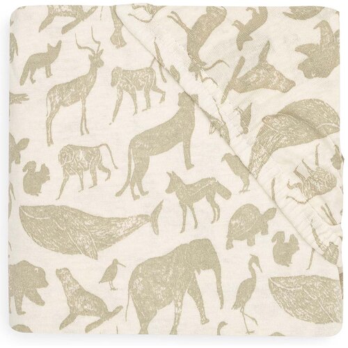 Jollein rjuha 60x120cm animals olive green Slike