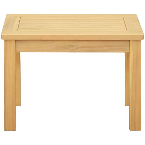  Kava Stol Svijetla akacija 50 x 35 x 36 cm Čvrsto drvo akacije Slike
