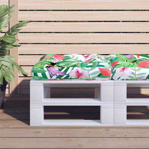 vidaXL Jastuk za palete višebojni 50 x 50 x 12 cm od tkanine Cijene