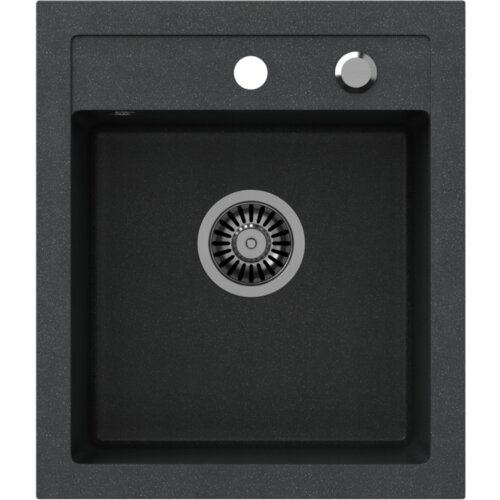 Sink Solution pomivalno korito LUMINA 60 - 430 x 500 mm - črn Slike