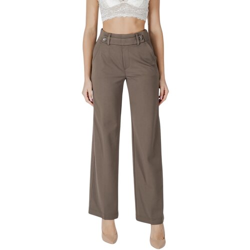 Street One Straight Leg L32 HW belt butto 378711 Smeđa Slike