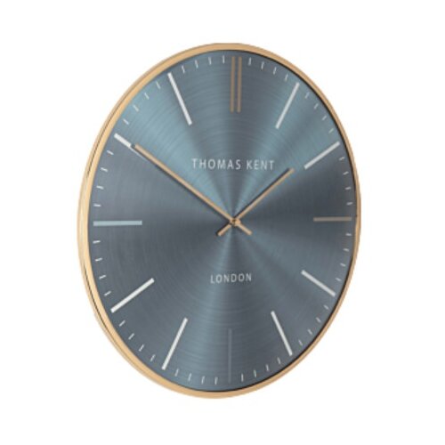 Dekordom Zidni sat oyster 65cm 781105 - steelblue/gold - dcs ( 040110 ) Slike