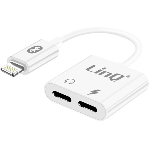 LINQ iPhone Lightning Charge Audio Splitter Adapter - (21262186) Slike