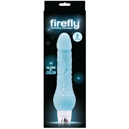 New Sensations Novelties Vibrator Firefly Vibrating Massager Blue 8