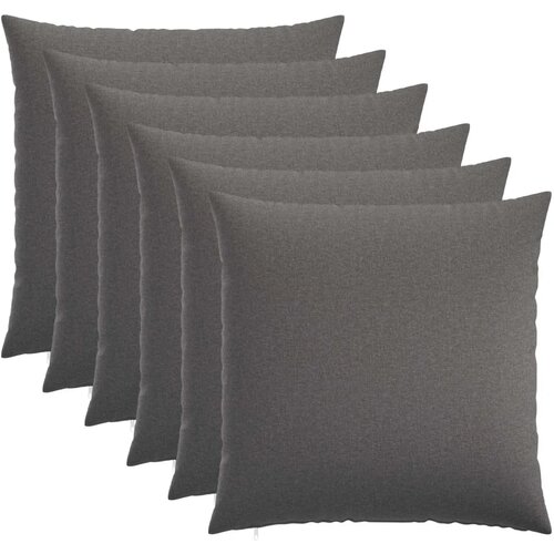  Presvlaka za jastuk 6 kom. HEERLEN Svjetlosiva 70 x 70 cm - Svjetlosiva 70 x 70 cm 6 Cijene