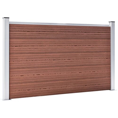  Vrtna ograda od WPC-a 526 x 106 cm smeđa Slike