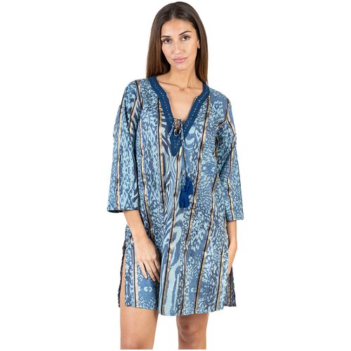 Isla Bonita By Sigris Kratke obleke Kurta Modra Slike