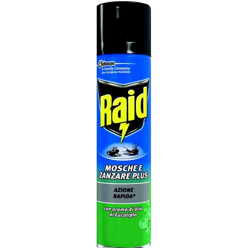 Raid Sprej proti letečim insektom Raid Evkaliptus (400 ml, proti vsem letečim insektom, prijetnega vonja) Cene