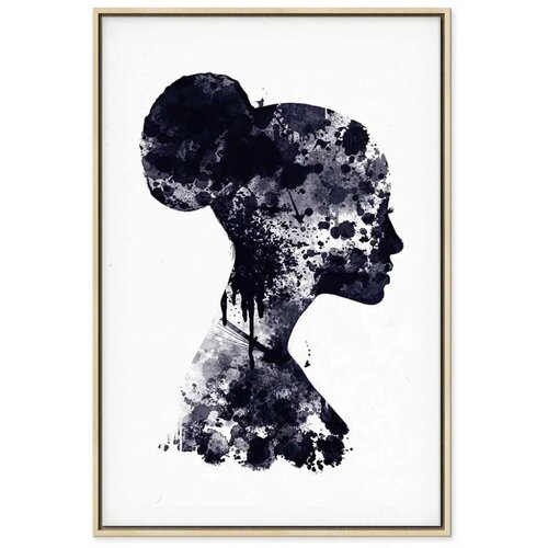  Slika - Abstract Profile (1 Part) Vertical 40x60 U prirodnom drvenom okviru Slike