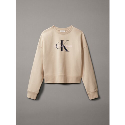 Calvin Klein Jeans Majica bež / črna / bela Slike
