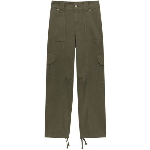 Pull&amp;amp;Bear Kargo hlače kaki Slike