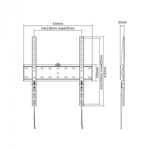  Zidni nosač GEMBIRD WM-55F-02 fiksni, 32”-55” Cene