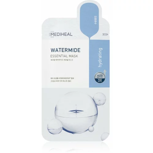 Mediheal Essential Mask Watermide hidratantna sheet maska za sjaj lica 24 ml
