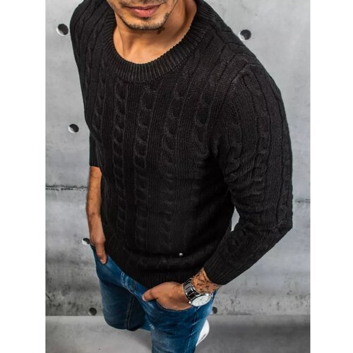 DStreet WX1880 black men&amp;#039;s sweater Slike