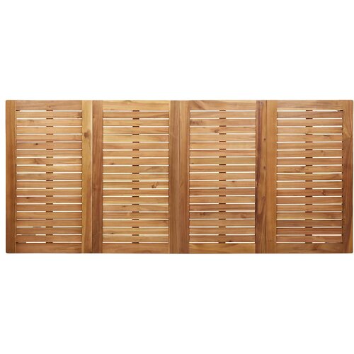 Vrtni set za objed 9 pcs Masivni teak drvo i nehrđajući čelik Slike