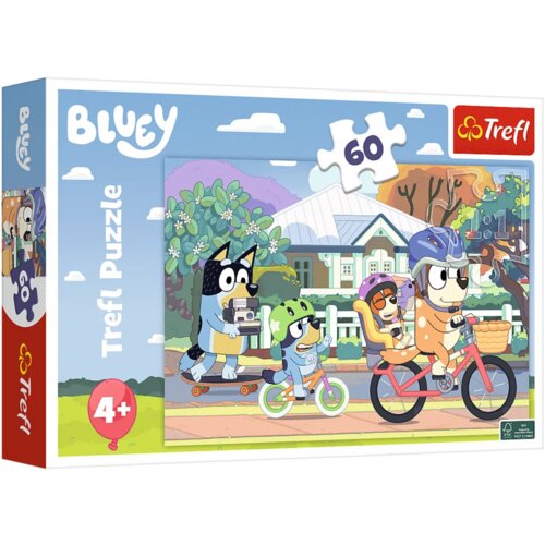 Puzzle 60 pcs. Cheerful Bluey Trefl 17384 Slike