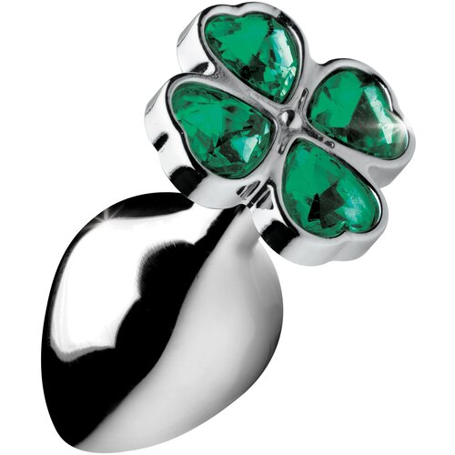 Booty Sparks Lucky Clover Gem Anal Plug Medium Green Slike