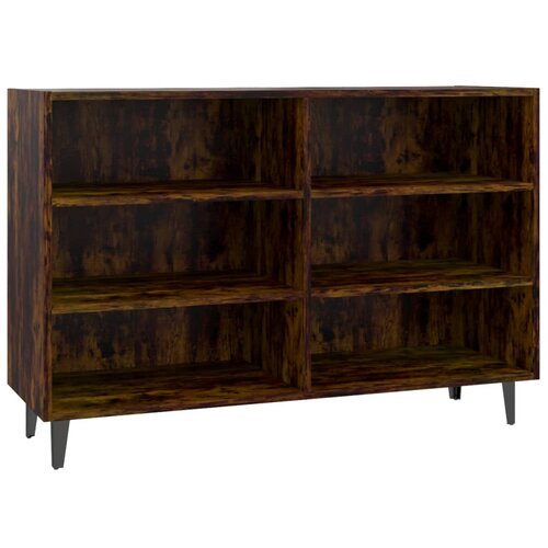 Maison Chic Komoda - Predalnik dimljeni hrast 103,5x35x70 cm iverna plo&amp;scaron;ča, (21717848) Slike
