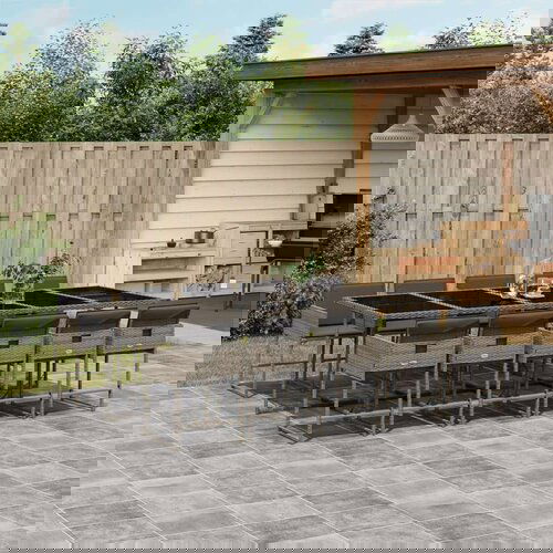  11-dijelni vrtni blagovaonski set s jastucima poliratan sivi Cijene