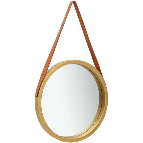  Zidno ogledalo s trakom 40 cm zlatno Cijene