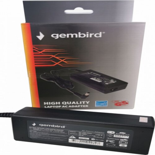 Gembird NPA90 195 4620 DE10 punjač za laptop 90W 19.5V 4.62A, 7.4x5.0mm black PIN 876 Slike