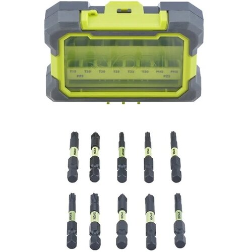 Ryobi set za vijačenje 10 kos PH, PZ, TX RAK10MSDI Slike