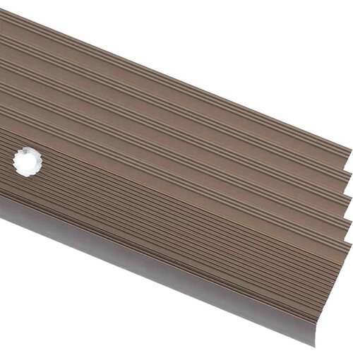 Rubnjaci za stepenice L-oblika 5 kom aluminijski 100 cm smeđi Cene