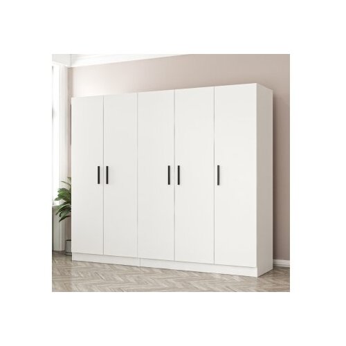 Hanah home Ormar Kale-3805, 225x210x52 cm, Bijela Slike