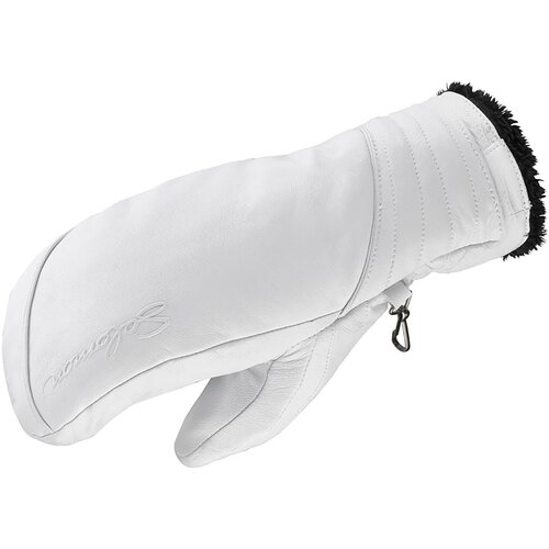Salomon Rokavice NATIVE MITTEN W WHITE 108859 Bela Slike