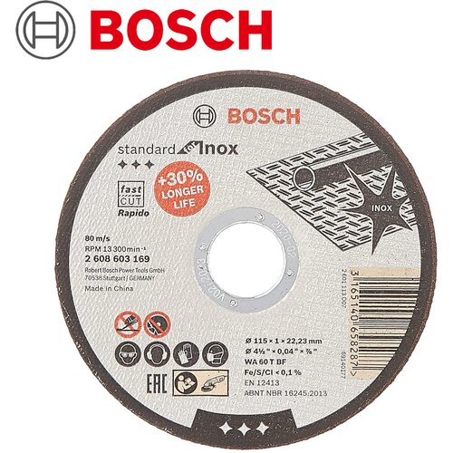 Bosch PLOČA REZNA 115X1MM Slike