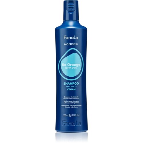 Fanola Wonder No Orange Extra Care Shampoo neutralizirajući &amp;scaron;ampon za smeđe nijanse 350 ml Slike