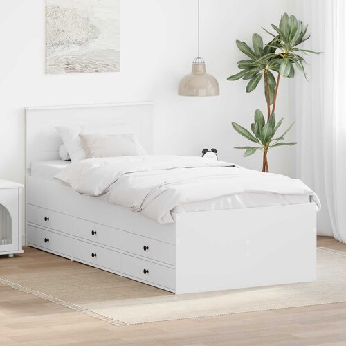  Krevet na dan Bijela i crna 75 x 190 cm Konstruirano drvo Cene