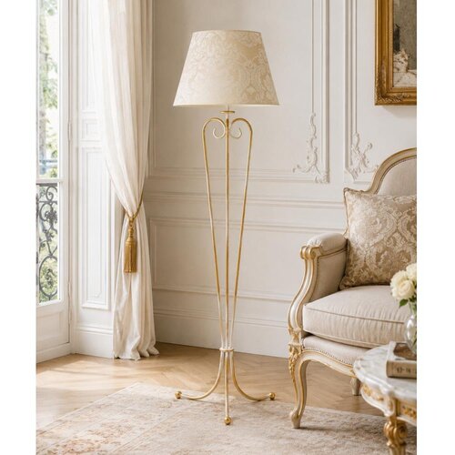 Brilagi Podna lampa SONIA 1xE27/15W/230V krem/patina Slike