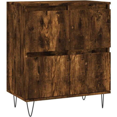 VidaXL Komoda boja dimljenog hrasta 60 x 35 x 70 cm konstruirano drvo Slike