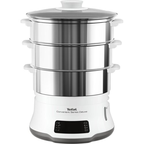 Tefal Convenient Series Deluxe VC502D kuhalo na paru 3 ko&amp;scaron;are Radna ploča 900 W Nehrđajući čelik, Bijelo Slike