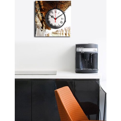 Wallity zidni sat 2828CS-7, 28x28 cm Cene