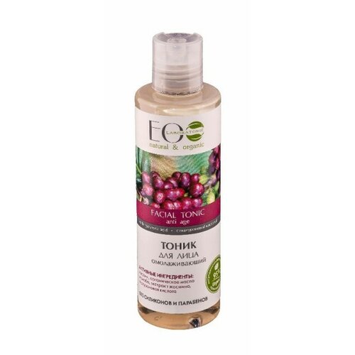 ECO LABORATORIE tonik za čišćenje lica sa eteričnim uljima cveta jasmina i jojobe protiv bora eo Slike