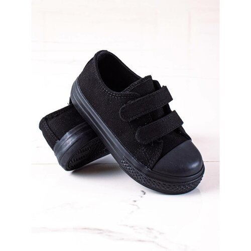 VICO children's sneakers with velcro closure black Cene