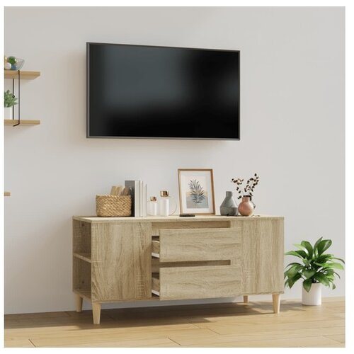  TV omarica sonoma hrast 102x44,5x50 cm inženirski les Cene