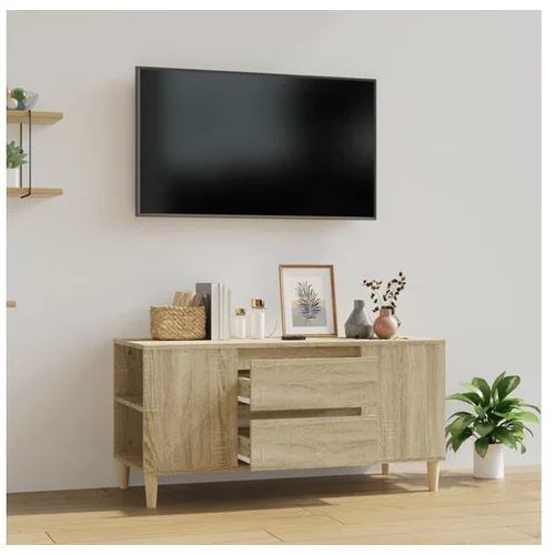  TV omarica sonoma hrast 102x44,5x50 cm inženirski les