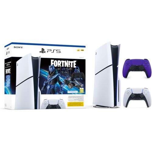 Playstation Igralna konzola 5 Slim (Fortnite) in dodaten kontroler (vijola) Cene