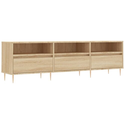 Maison Chic TV omarica - TV stojalo - Televizijska omarica sonoma hrast 150x30x44,5 cm inženirski les, (21701400) Cene
