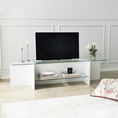 Hanah home TV komoda Escape TV Bijela Cene