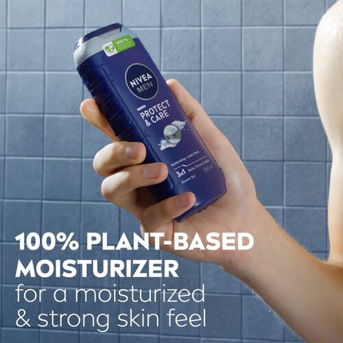 Nivea protect &amp;amp;amp; care gel za tu&amp;scaron;iranje za mu&amp;scaron;karce 250 ml Slike