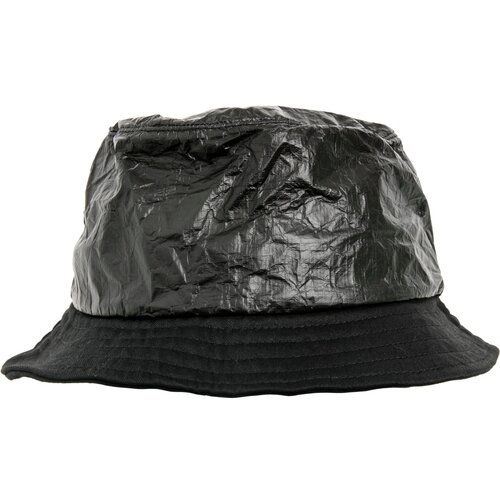 Flexfit Crumpled paper hat black Slike