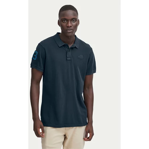 Blend Polo majica 20716468 Mornarsko modra Regular Fit